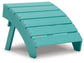 Ashley Express - Sundown Treasure Ottoman Turquoise