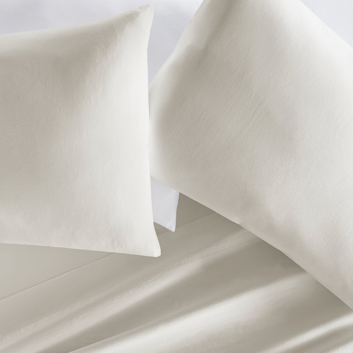 100% Cotton Long Staple Sateen Pillowcase Set