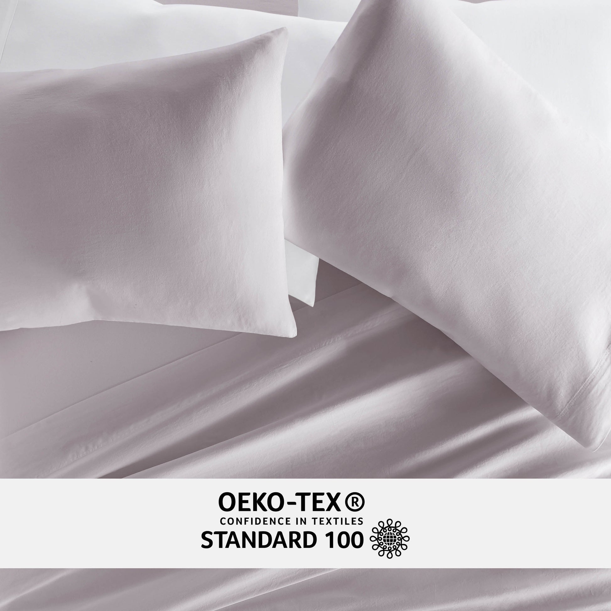 100% Cotton Long Staple Sateen Pillowcase Set