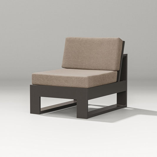 Polywood - Latitude Modular Armless Chair in Vintage Finish - FREE SHIPPING