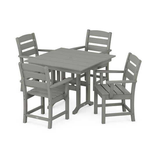 POLYWOOD Lakeside 5-Piece Farmhouse Dining Set FREE SHIPPING