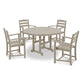 POLYWOOD    La Casa Café 5-Piece Round Farmhouse Dining Set        FREE SHIPPING