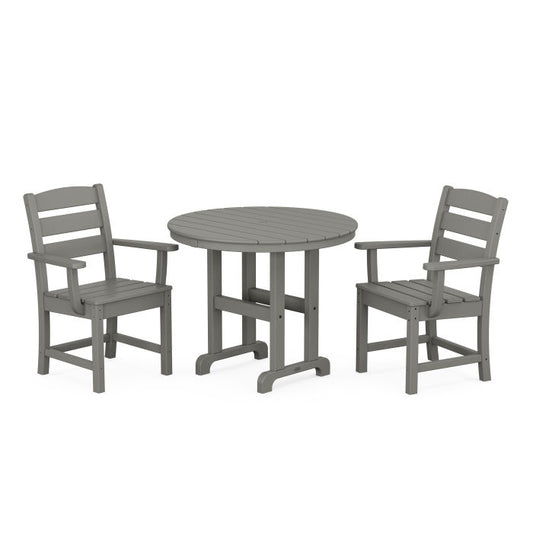 POLYWOOD Lakeside 3-Piece Round Dining Set FREE SHIPPING