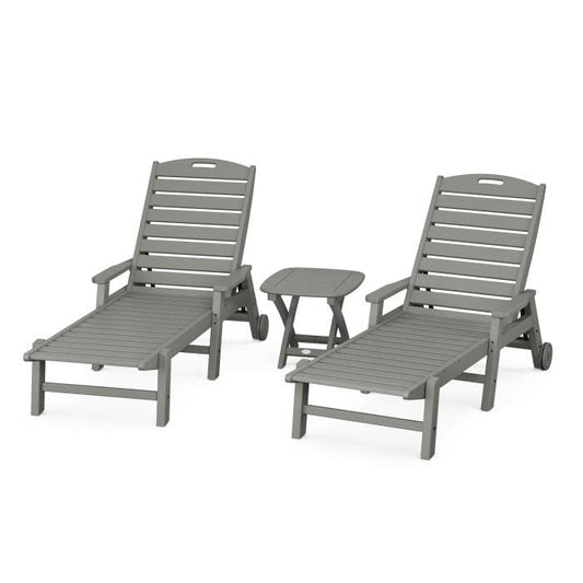 Polywood - Nautical 3-Piece Chaise Set - FREE SHIPPING