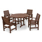 POLYWOOD Signature 5-Piece Round Farmhouse Dining Set FREE SHIPPING