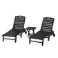 Polywood - Nautical 3-Piece Chaise Set - FREE SHIPPING