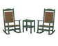 POLYWOOD Presidential Woven Rocker 3-Piece Set FREE SHIPPING