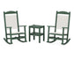 POLYWOOD Presidential Woven Rocker 3-Piece Set FREE SHIPPING