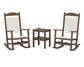 POLYWOOD Presidential Woven Rocker 3-Piece Set FREE SHIPPING