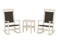 POLYWOOD Presidential Woven Rocker 3-Piece Set FREE SHIPPING