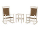 POLYWOOD Presidential Woven Rocker 3-Piece Set FREE SHIPPING