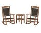 POLYWOOD Presidential Woven Rocker 3-Piece Set FREE SHIPPING