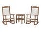 POLYWOOD Presidential Woven Rocker 3-Piece Set FREE SHIPPING