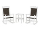 POLYWOOD Presidential Woven Rocker 3-Piece Set FREE SHIPPING