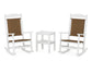 POLYWOOD Presidential Woven Rocker 3-Piece Set FREE SHIPPING