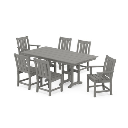 POLYWOOD Oxford 7-Piece Farmhouse Dining Set FREE SHIPPING