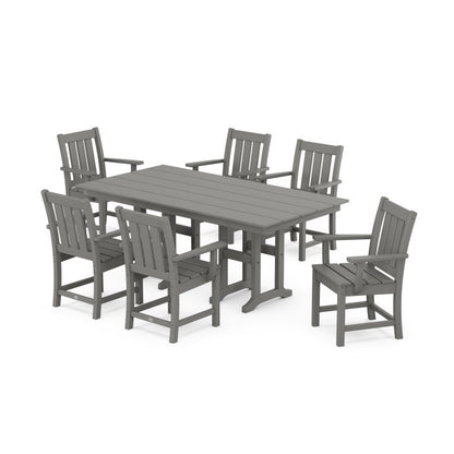 Polywood - Oxford Arm Chair 7-Piece Farmhouse Dining Set - FREE SHIPPING