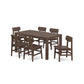 POLYWOOD Modern Studio Urban Chair 7-Piece Parsons Table Dining Set FREE SHIPPING