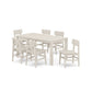 POLYWOOD Modern Studio Urban Chair 7-Piece Parsons Table Dining Set FREE SHIPPING