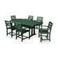 POLYWOOD La Casa Café 7-Piece Arm Chair Dining Set with Trestle Legs FREE SHIPPING