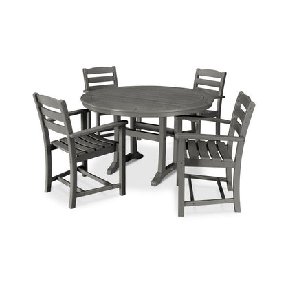 POLYWOOD La Casa Café 5-Piece Arm Chair Dining Set FREE SHIPPING