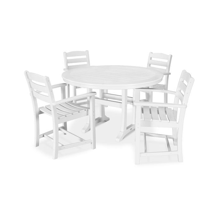 POLYWOOD La Casa Café 5-Piece Arm Chair Dining Set FREE SHIPPING