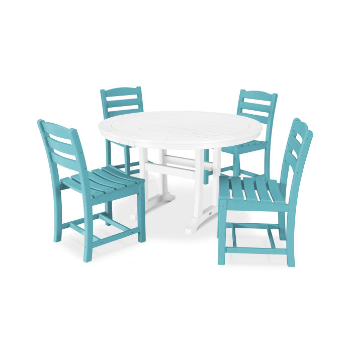 POLYWOOD La Casa Café 5-Piece Side Chair Dining Set FREE SHIPPING