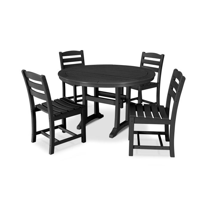 POLYWOOD La Casa Café 5-Piece Side Chair Dining Set FREE SHIPPING