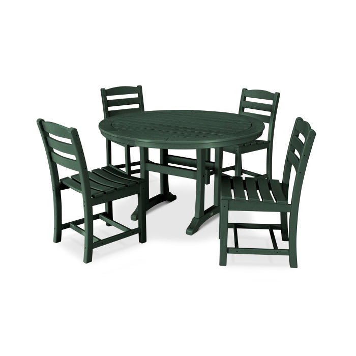 POLYWOOD La Casa Café 5-Piece Side Chair Dining Set FREE SHIPPING