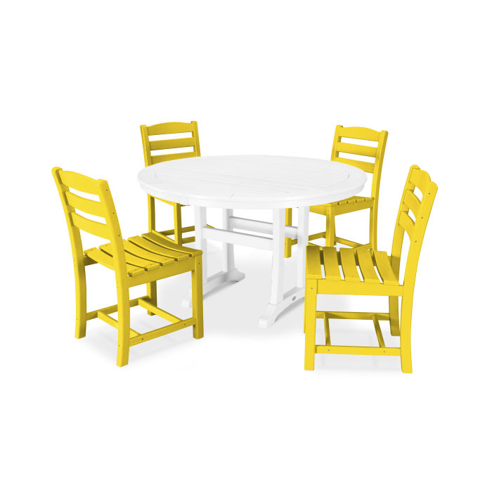 POLYWOOD La Casa Café 5-Piece Side Chair Dining Set FREE SHIPPING