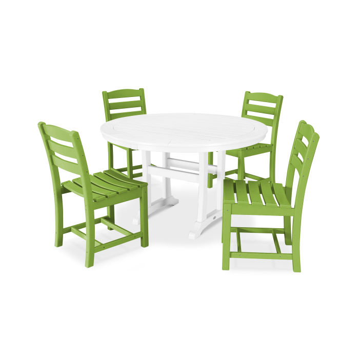 POLYWOOD La Casa Café 5-Piece Side Chair Dining Set FREE SHIPPING