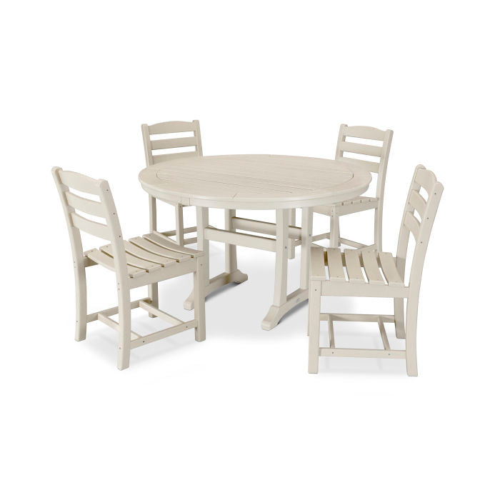 POLYWOOD La Casa Café 5-Piece Side Chair Dining Set FREE SHIPPING