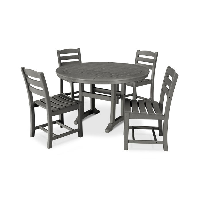 POLYWOOD La Casa Café 5-Piece Side Chair Dining Set FREE SHIPPING