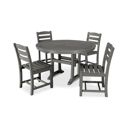 POLYWOOD La Casa Café 5-Piece Side Chair Dining Set FREE SHIPPING