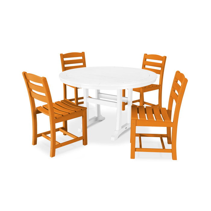 POLYWOOD La Casa Café 5-Piece Side Chair Dining Set FREE SHIPPING