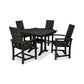 POLYWOOD Modern Adirondack 5-Piece Farmhouse Trestle Dining Set FREE SHIPPING