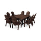 POLYWOOD Vineyard Curve back Adirondack 9-Piece Nautical Trestle Dining Set FREE SHIPPING