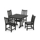 POLYWOOD  Traditional Garden 5-Piece Farmhouse Trestle Dining Set FREE SHIPPING