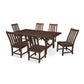 POLYWOOD Vineyard 7-Piece Rustic Farmhouse Side Chair Dining Set FREE SHIPPING