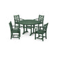 POLYWOOD Chippendale 5-Piece Nautical Trestle Dining Arm Chair Set FREE SHIPPING