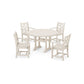 POLYWOOD Chippendale 5-Piece Nautical Trestle Dining Arm Chair Set FREE SHIPPING
