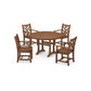 POLYWOOD Chippendale 5-Piece Nautical Trestle Dining Arm Chair Set FREE SHIPPING