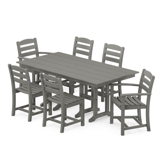 POLYWOOD La Casa Café 7-Piece Farmhouse Dining Set FREE SHIPPING