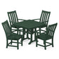 POLYWOOD Vineyard 5-Piece Farmhouse Trestle Armchair Dining Set FREE SHIPPING