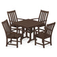POLYWOOD Vineyard 5-Piece Farmhouse Trestle Armchair Dining Set FREE SHIPPING