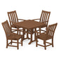 POLYWOOD Vineyard 5-Piece Farmhouse Trestle Armchair Dining Set FREE SHIPPING