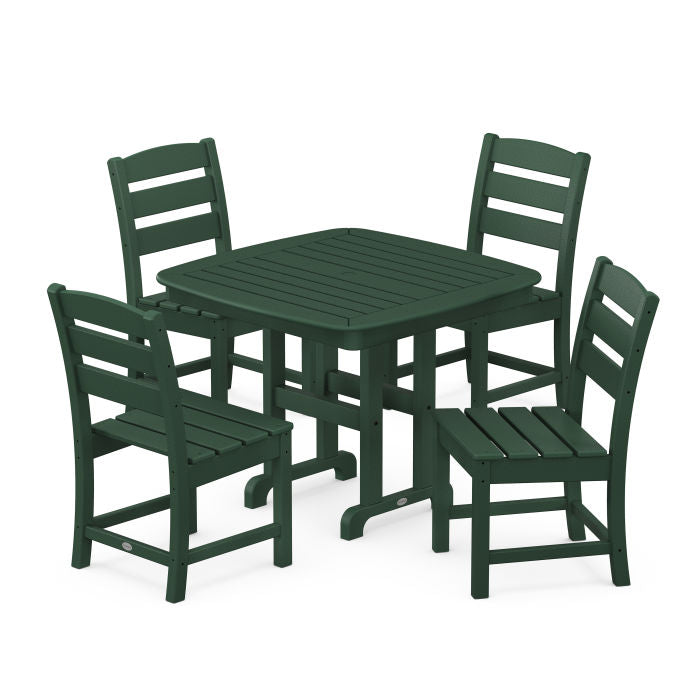 POLYWOOD Lakeside 5-Piece Side Chair Dining Set FREE SHIPPING