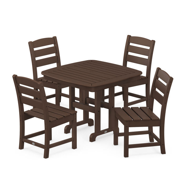 POLYWOOD Lakeside 5-Piece Side Chair Dining Set FREE SHIPPING