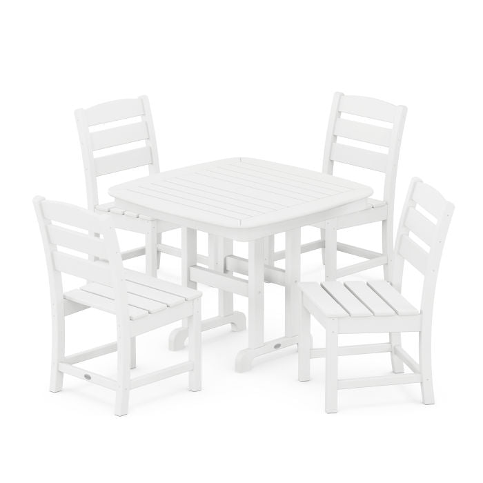 POLYWOOD Lakeside 5-Piece Side Chair Dining Set FREE SHIPPING