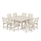 POLYWOOD Lakeside 9-Piece Farmhouse Trestle Dining Set FREE SHIPPING